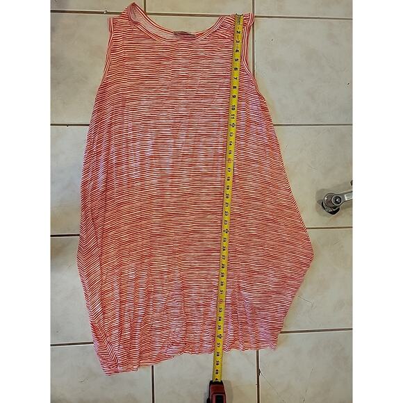 Philosophy Orange Striped Sleeveless Fitted Dress Women's Size 3X - Picture 8 of 9